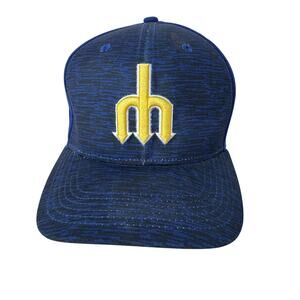 Seattle Mariners MLB Cooperstown Nike Baseball Cap Mens Small Blue‎ Logo Dri Fit